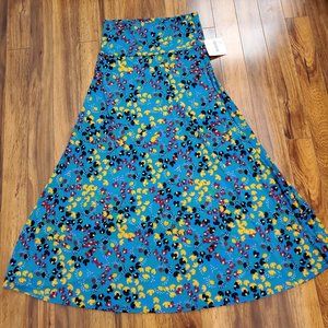 LuLaRoe maxi skirt size large - NWT